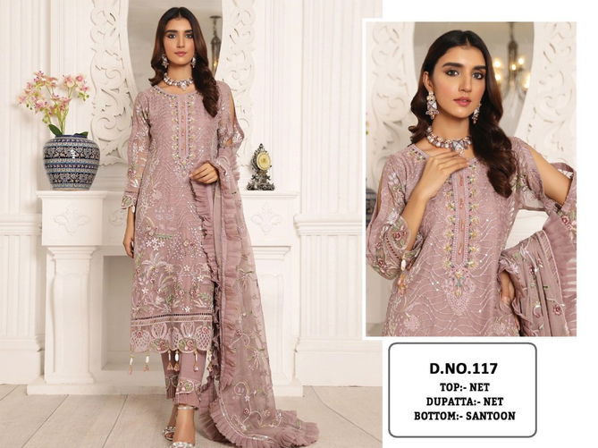 KF 117 Heavy Embroidery Work Ethnic wear Wholesale Pastani Salwar Suits Catalog